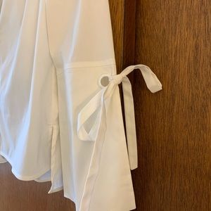 Classic crisp white blouse